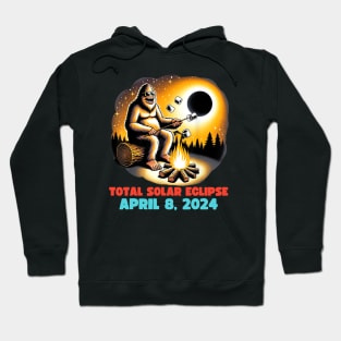 Solar Eclipse 2024 Bigfoot, April 8 2024, Funny Eclipse Event 2024 Hoodie